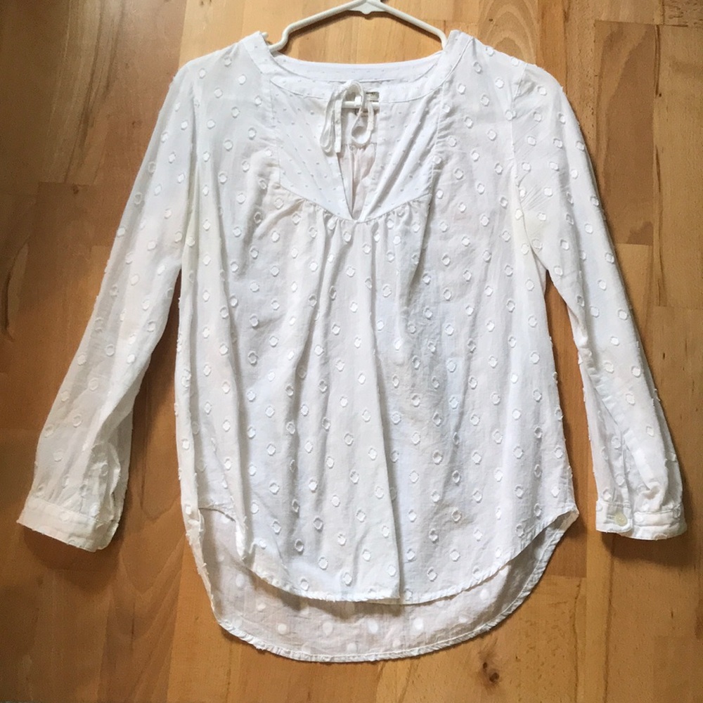 J. Crew White blouse